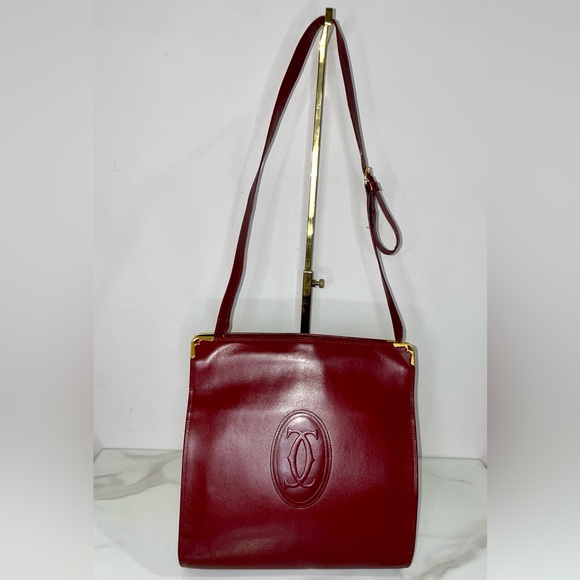 Auth CARTIER KissLock Crossbody Bag - Picture 3 of 15